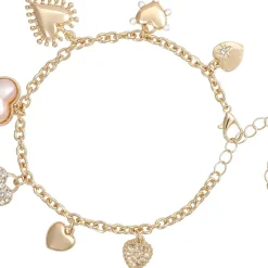 Armband - Golden Hearts