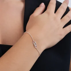 Armband mit Anhänger - Infinity Heart