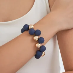 Armband - Navy Pearls