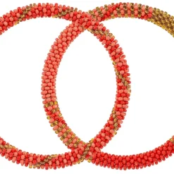 Armband-Set - Coral Weave