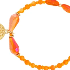 Armband-Set - Orange Shell