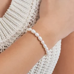 Armband - White Pearl
