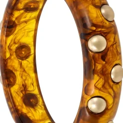 Armreif - Golden Studs