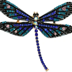 Brosche - Blue Dragonfly