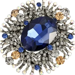 Brosche - Dark Blue
