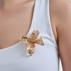Brosche - Metal Flower