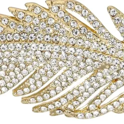 Brosche - Sparkling Feather