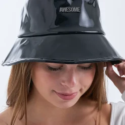 Bucket Hat - Black Shine