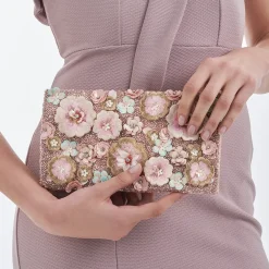 Clutch - Floral Pink