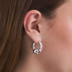 Creolen - Edgy Silver
