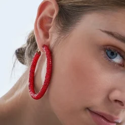 Creolen - Red Sparkle