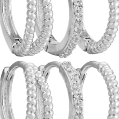 Creolen-Set - Basic Silvers
