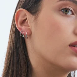 Creolen-Set - Ethno Silver