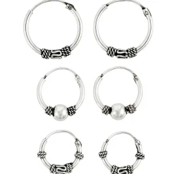Creolen-Set - Ethno Silver
