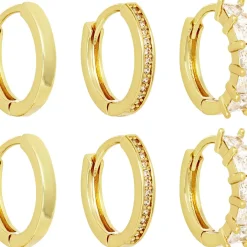 Creolen-Set - Golden Mix