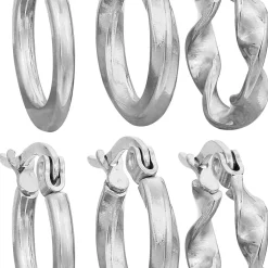 Creolen-Set - Silver Chic