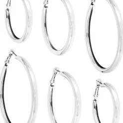 Creolen-Set - Silver Essentials