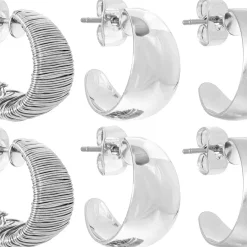 Creolen-Set - Silver Shines