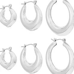 Creolen-Set - Silver Trio