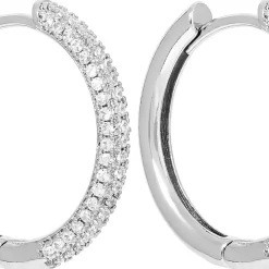 Creolen - Silver Zirconias