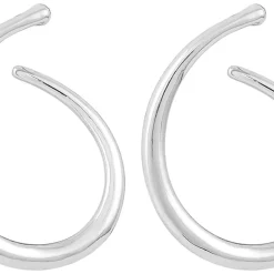 Creolen - Waved Silver