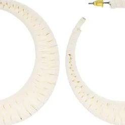 Creolen - White Raffia