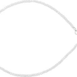 Fußkette - Silver White