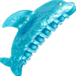 Haarklammer - Blue Flipper