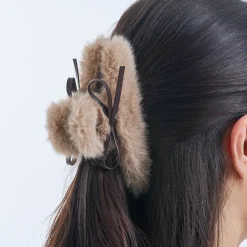 Haarklammer - Taupe Fuzz