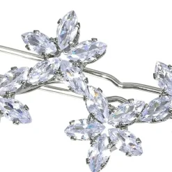 Haarnadel - Floral Silver