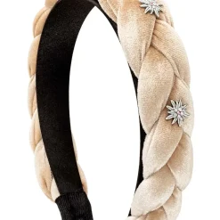 Haarreif - Beige Edelweiß