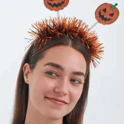 Haarreif - Glitter Pumpkin