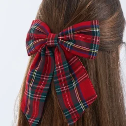 Haarspange - Checkered Red