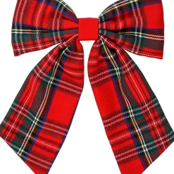 Haarspange - Checkered Red