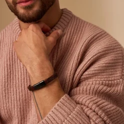 Herren Armband - Braided Leather