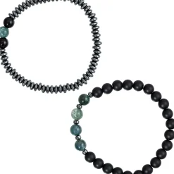 Herren Armband-Set - Agate Gems