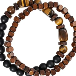 Herren Armband-Set - Brown Duo