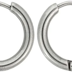 Herren Creolen - Round Stainless Steel