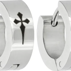 Herren Creolen - Timeless Cross