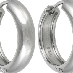Herren Creolen - Timeless Steel