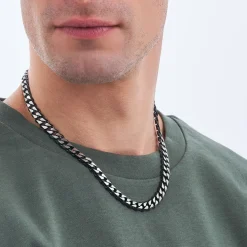 Herren Kette - Black Steel