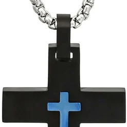 Herren Kette - Blue Cross