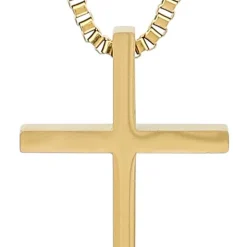 Herren Kette - Gold Cross