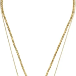 Herren Ketten-Set - Golden Tag