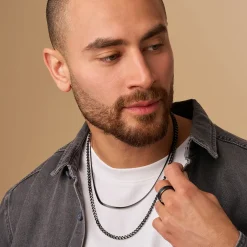 Herren Layering Kette - Perfect Black