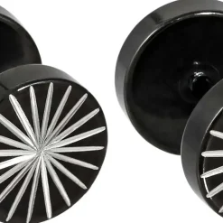 Herren Ohrstecker - Black Star