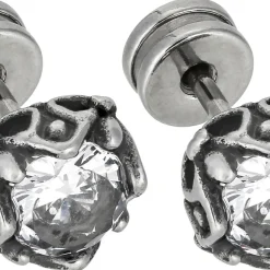 Herren Ohrstecker - Dark Rose