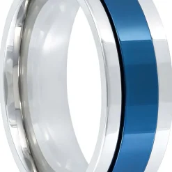 Herren Ring - Blue Glow