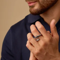 Herren Ring - Steel Dragon