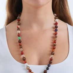 Kette - Agate Balls